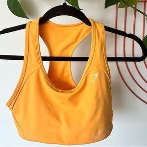 Neon Orange Gymshark Sports Bra